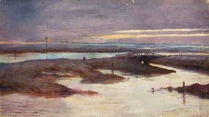 Flooded Marshland Scene, Blakeney — Charles Paget Wade
