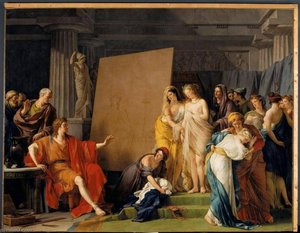 Zeuxis Choisissant Pour Modeles Les Plus Belles Filles De Crotone — Fransoa Andre Vinsan