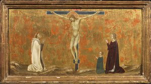 The Crucifixion With Donors — Ugolino Di Nerio, Proto-renaissance