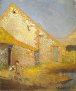 A Farmyard — Sir George Clausen