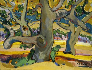 Trees In France — Emily Carr, Post-impressionism