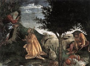 Die Prüfung Und Berufung Moses (detail) — Sandro Botticelli, Early Renaissance