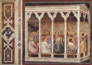 Szene Aus Dem Leben Christi. 23. Pfingsten — Giotto Di Bondone