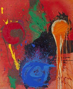 Jinn 1988 — John Hoyland, Abstract Expressionism