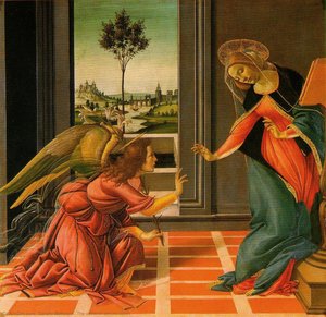 The Cestello Annunciation — Sandro Botticelli, Early Renaissance