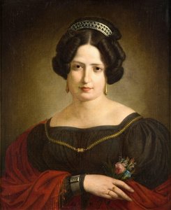 Portrait Of Wife Antonina — Kanutas Ruseckas