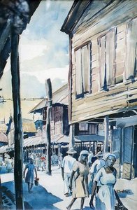Haiti, (painting) — Ruth Van Sickle Ford