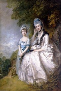 Hester, Countess Of Sussex, And Her Daughter, Lady Barbara Yelverton — Thomas Gainsborough