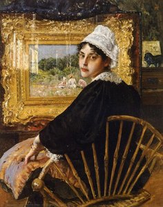 A Study (aka The Artist's Wife) — William Merritt Chase