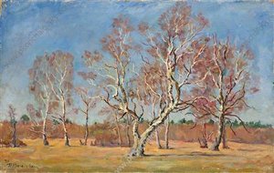 Early Spring. Birches. — Pyotr Konchalovsky