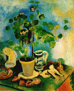 Muerte Natural Con Pelargonio Óleo Sobre Lienzo Chicago, El Instituto De Arte — Henri Matisse