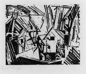 Dorf Mellingen — Lyonel Feininger