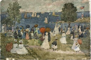 Yacht Race — Maurice Brazil Prendergast