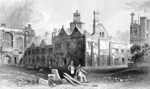 St. Osyth's Priory — William Henry Bartlett