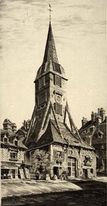 Saint Catherine's Belfry, Honfleur, From The Series, French Churches — John Taylor Arms