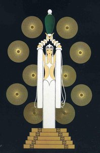 Emerald Vase — Erté