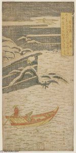 On Love In The Snow — Suzuki Harunobu