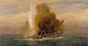 Loss Of Hms 'pathfinder' — William Lionel Wyllie
