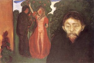 Svartsjuka Bergen — Edvard Munch