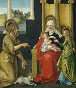 Saint Anne With The Christ Child, The Virgin, And Saint John The Baptist — Hans Baldung