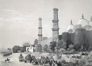 Entering His Palace In Lahore — James Duffield Harding