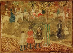 Horseback Riders — Maurice Brazil Prendergast, Post-impressionism