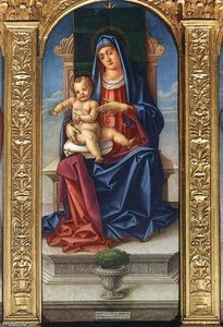 Madonna Enthroned — Bartolomeo Vivarini