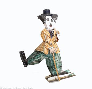 Charlie Chaplin — Red Grooms