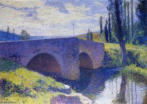 Pont Saint Medard At Midday — Henri Jean Guillaume Martin