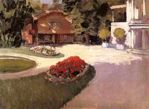 Garden At Yerres — Gustave Caillebotte
