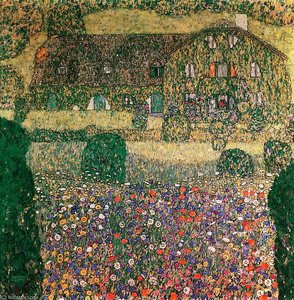 Casa De Campo Junto Al Attersee — Gustav Klimt