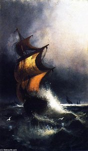 Ship In A Storm — Henry Ossawa Tanner