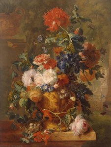 Flowers — Jan Van Huysum, Baroque Still Life