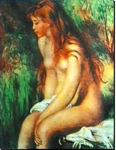 Der Schwimmer Liegend — Pierre-auguste Renoir