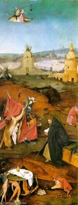 Temptation Of St Anthony Right Wing Of The Triptych — Jerónimo Bosch, Early Netherlandish Renaissance