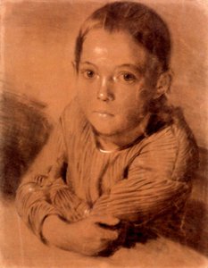 Drawing Of A Boy — Adolph Von Menzel, Realism