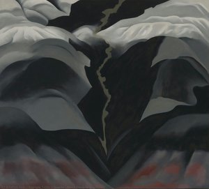 Black Place Iii — Georgia O'keeffe, Abstract Expressionism