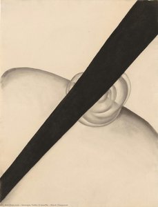 Black Diagonal — Georgia O'keeffe, Modernism