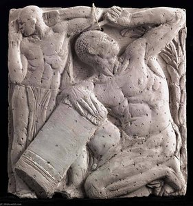 (metope Study For Postal Administration Building) Tom Toms ( 3) — Joseph Emile Renier