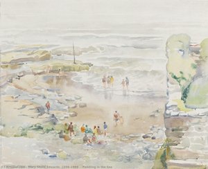 Paddling In The Sea — Mary Stella Edwards (1898-1989)