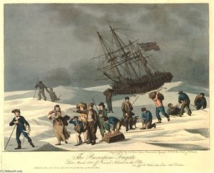 The Proserpine Frigate Lost — John Thomas Serres