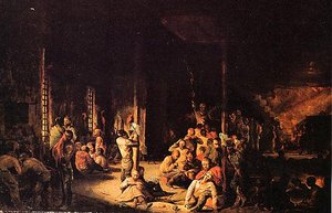 Libby Prison, (painting) — David Gilmour Blythe