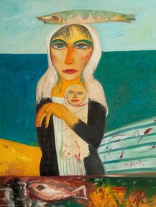 Scottish Mother And Child — John Bellany