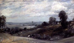 Dedham Vale From Langham — John Constable, Romanticism