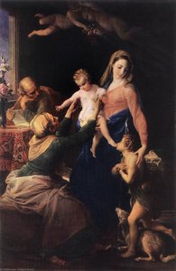 Holy Family — Pompeo Batoni, Baroque Rococo