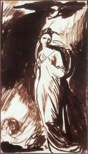 Study For Elizabeth Warren As Hebe — George Romney, Romanticism