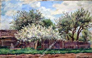 Garden In Bloom — Pyotr Konchalovsky