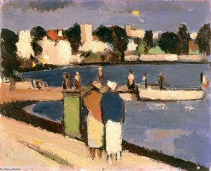 A Harbour In The South — John Duncan Fergusson