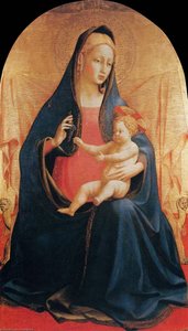 Madonna And Child Of The Grapes — Fra Angelico, Early Renaissance