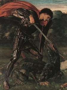Saint George And The Dragon — Edward Coley Burne-jones